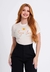 T-SHIRT FEMININA - SEJA LUZ - COR MARFIM - comprar online