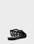 Sapatilha Slingback Vazada Cristal Couro Carrano