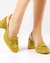 Sapato Slingback Salto Baixo Quadrado Cecconello