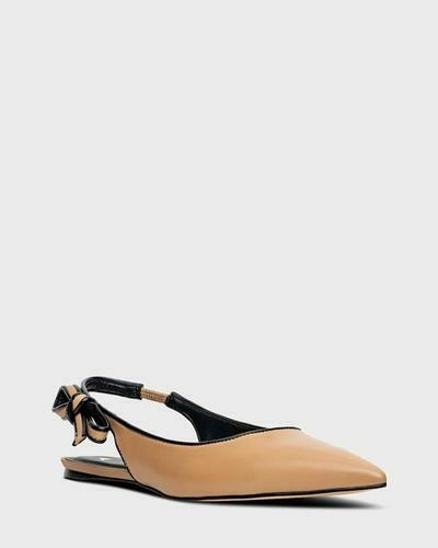 Sapatilha Slingback Laço Bicolor Carrano - comprar online