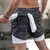 Shorts Masculino 2 em 1 Running Fitness Academia Com Bolso e suporte para Camisa