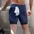 Shorts Masculino 2 em 1 Running Fitness Academia Com Bolso e suporte para Camisa - Movetivity GP