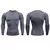 T-Shirt Camisa Esportiva Compressão Masculina Dry Fit Manga Longa Fitness na internet