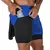 Shorts Masculino 2 em 1 Running Fitness Academia Com Bolso e suporte para Camisa na internet