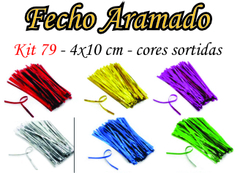 Fechamento para Presentes fecho aramado kit 79 - comprar online