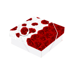 Caixa Quadrada floral rosas vermelhas 039 - SORRIA IMPACTANDO VIDAS - EMPREENDEDORISMO SOCIOAMBIENTAL DE IMPACTO 