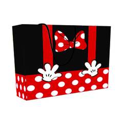 Caixa Retangular com alça nylon Infantil Minie 03 - comprar online