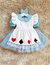 Vestido Alice no país das maravilhas naipes