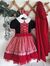 Vestido mãe e filha Chapéuzinho na internet