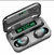 Auriculares in-ear gamer inalámbricos TWS F9-5 BTH-F9-5 negro con luz LED