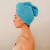 Turbante para el cabello en caja Turquesa - comprar online