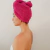 Turbante para el cabello en caja Hot Pink