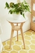 Mesa Lateral Auxiliar Melamina Color Blanca - Muebles Laqueados
