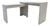 Escritorio L Esquinero Laqueado 120x40 C/2 Cajones - Muebles Laqueados