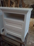 Mesa De Luz Laqueada Minimalista Con 2 Cajones Blanca Diseño