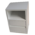 Mesa De Luz Laqueada Minimalista 40x35x60 C/2 Cajones - comprar online