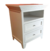 Mesa De Luz Laqueada Minimalista Con 2 Cajones Blanca Diseño - comprar online