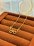 Colar Borboleta Vazada- Semijoia Ouro - comprar online
