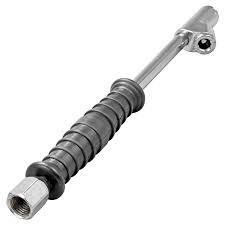 INFLADOR DUPLO BICO RETO LONGO BORRACHA 1/4"