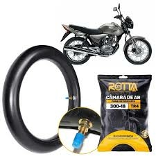 KIT COM 10 CÂMARA DE AR 3.00 - 18 DIANTEIRA/TRASEIRA TITAN