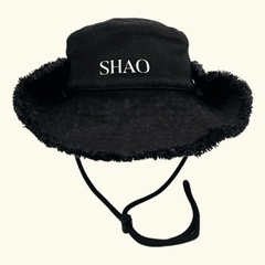 Folgado negro con cordones y broche - comprar online