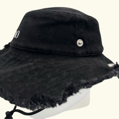 Imagen de Folgado negro con cordones y broche
