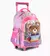 MOCHILA CARRO TEDDY FUCSIA CON LUZ LED - comprar online