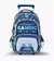 MOCHILA CARRO LEVEL UP GAMER AZUL CON LUZ LED