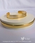 Bracelete Feminino Três Faixas Banho Ouro 18k - SemiJoias Michelle Freitas 