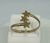 Anel Estrelas Banhado a Ouro 18k