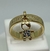 Anel Menino com Zircônias Ouro 18k