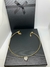 Colar tipo Choker Fio com Coração de Zircônia Banhado a Ouro 18k na internet