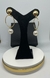 Brinco Argola com Pérola Banhada a Ouro 18k