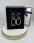 Brinco dois elos lisos Banho Misto Ouro 18k e Prata