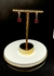 Brinco argola articulável 6X6 VERMELHO (Banho Ouro 18K) - comprar online