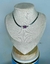 Colar choker laminado com pedra lilás - comprar online