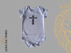 Body Manga Curta - Cristo Vive em Mim - comprar online