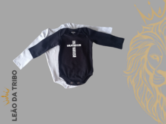 Body Manga Longa - Cristo Vive em Mim - Leão da Tribo