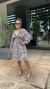 VESTIDO CURTO DECOTE PALA LASTEX PRETO - comprar online