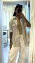 CAMISA LISTRADA ALONGADA - Vr Moda Feminina