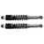 Amortecedor Traseiro Cromado Mola Preta TITAN 125 2000-2004 FAN 125 2005-2008 (PAR) SCUD