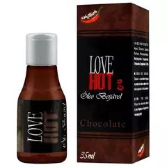 Óleo beijável para massagem - Love Hot - Chocolate - 35ml - Chillies