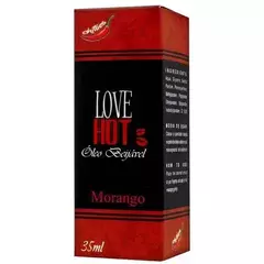 Óleo beijável para massagem - Love Hot - Morango - 35ml - Chillies na internet