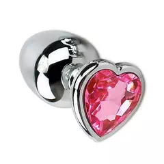 Plug Anal - Coração TAM G - Aço Inoxidável - Sexy Import - comprar online