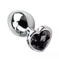 Plug Anal - Coração TAM G - Aço Inoxidável - Sexy Import - loja online