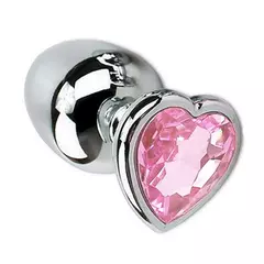 Plug Anal - Coração TAM G - Aço Inoxidável - Sexy Import - comprar online