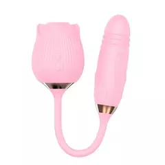 Sophie - Vibrador formato de rosa - 7 modos de vibração, vai e vem e 10 modos de pulsação - Sexy Import - comprar online