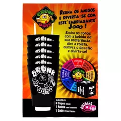 Drunk Game - Jogo embriagante - 6 copos, 1 dado, 1 roleta - Diversão ao cubo