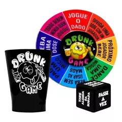 Drunk Game - Jogo embriagante - 6 copos, 1 dado, 1 roleta - Diversão ao cubo - comprar online
