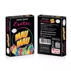 Mau mau - Jogo de cartas erótico - 65 cartas - Diversão ao cubo - Prandini Store